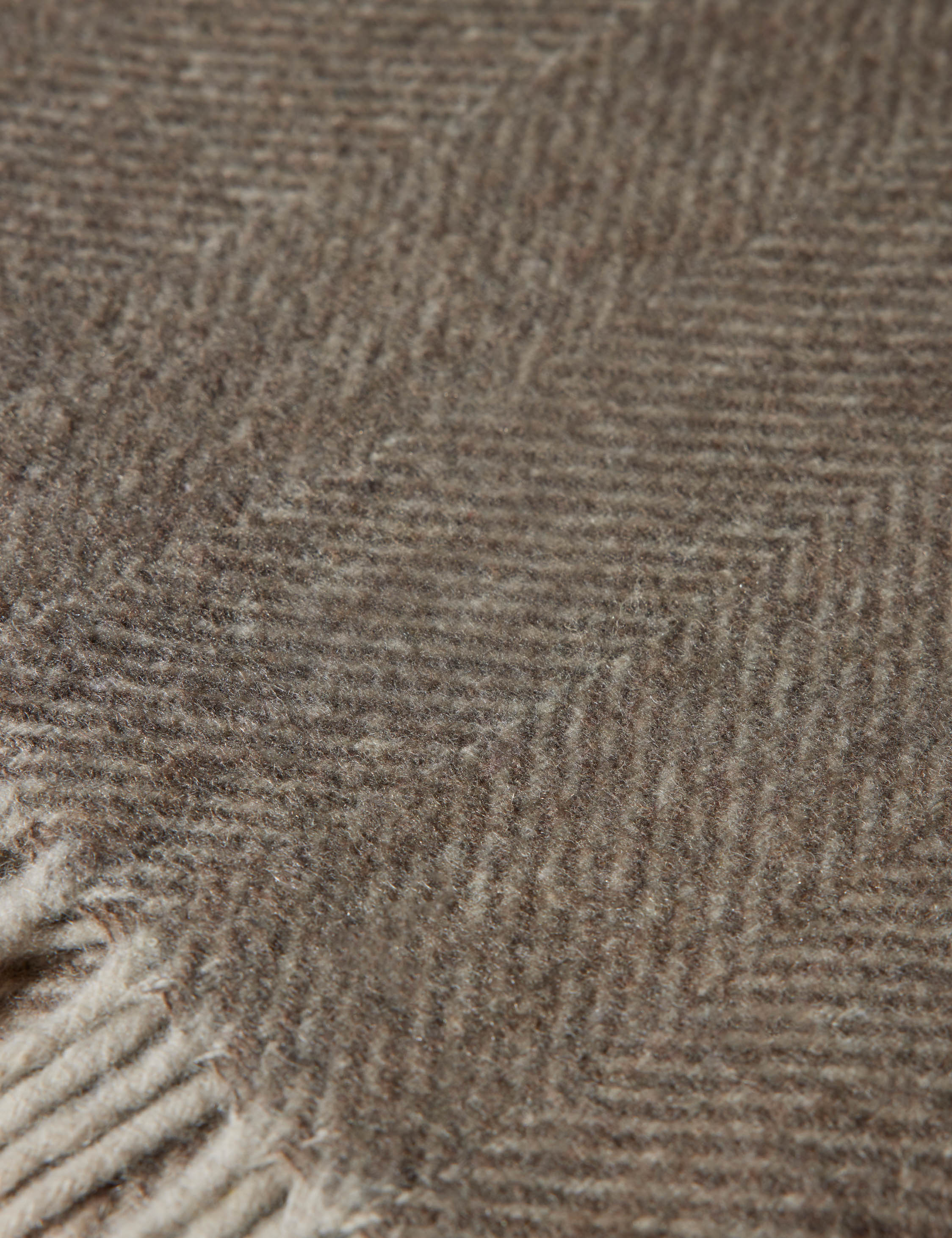Bello Recycled Wool Throw | Soft, Durable Twill Weave Blanket