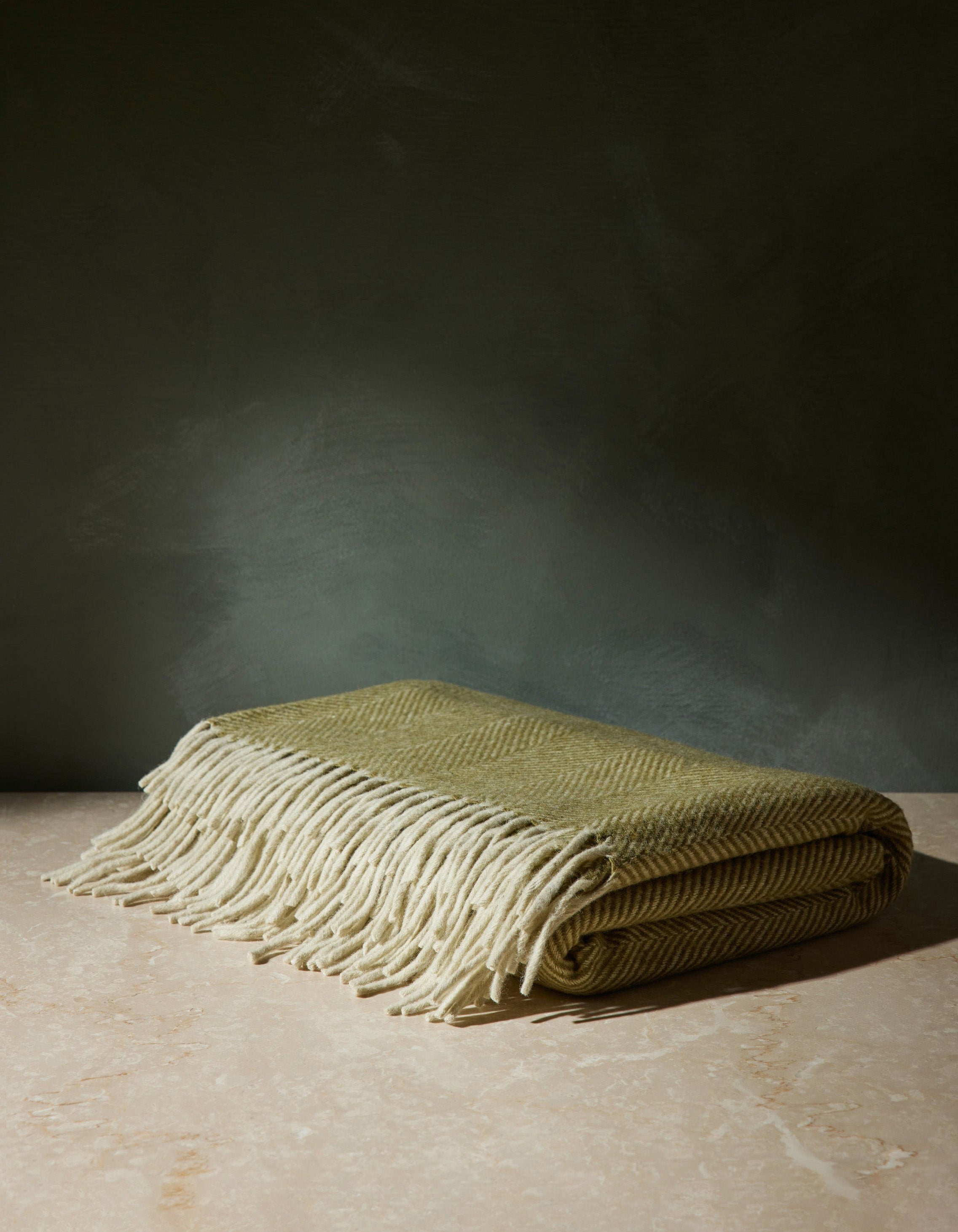 Bello Recycled Wool Throw | Soft, Durable Twill Weave Blanket