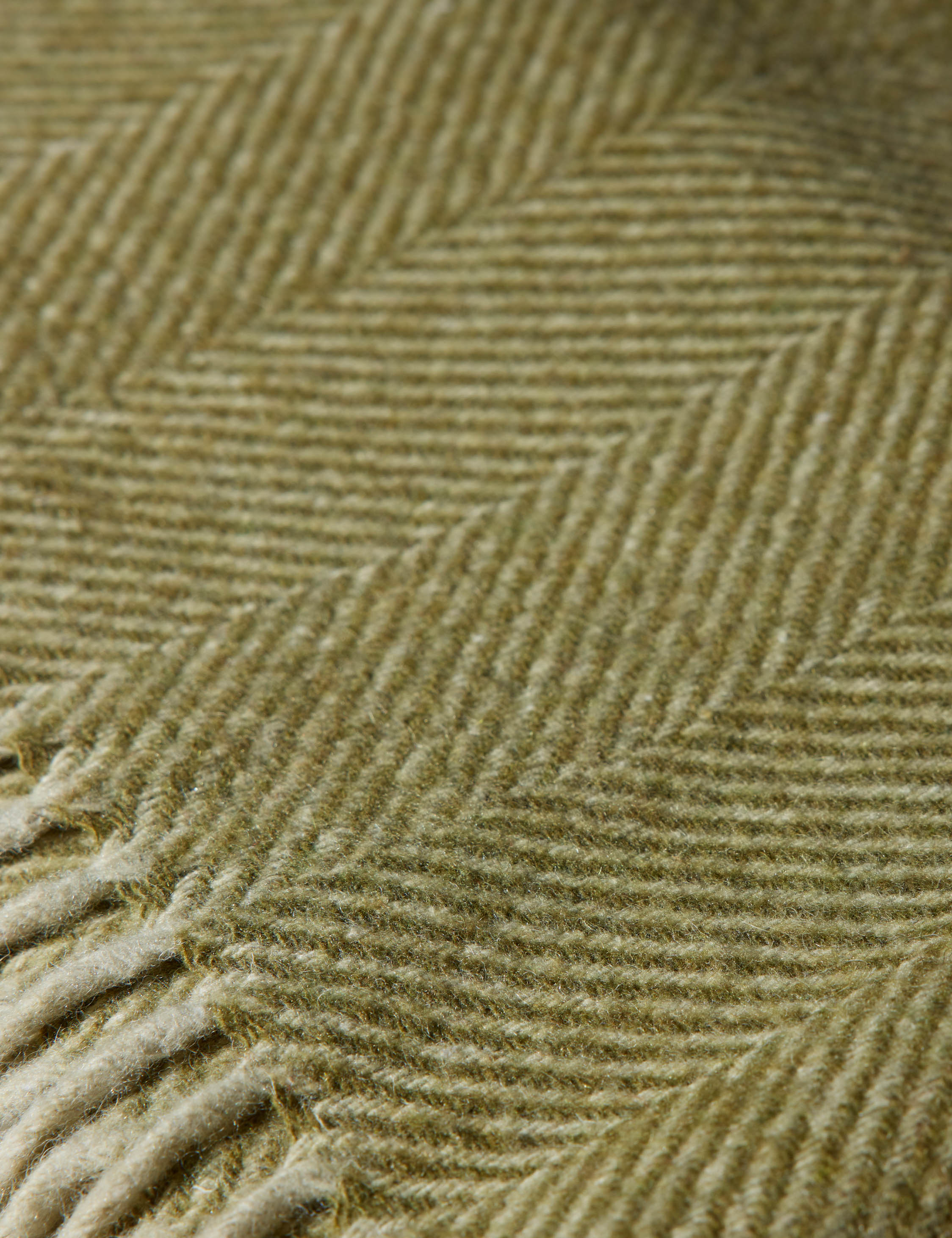Bello Recycled Wool Throw | Soft, Durable Twill Weave