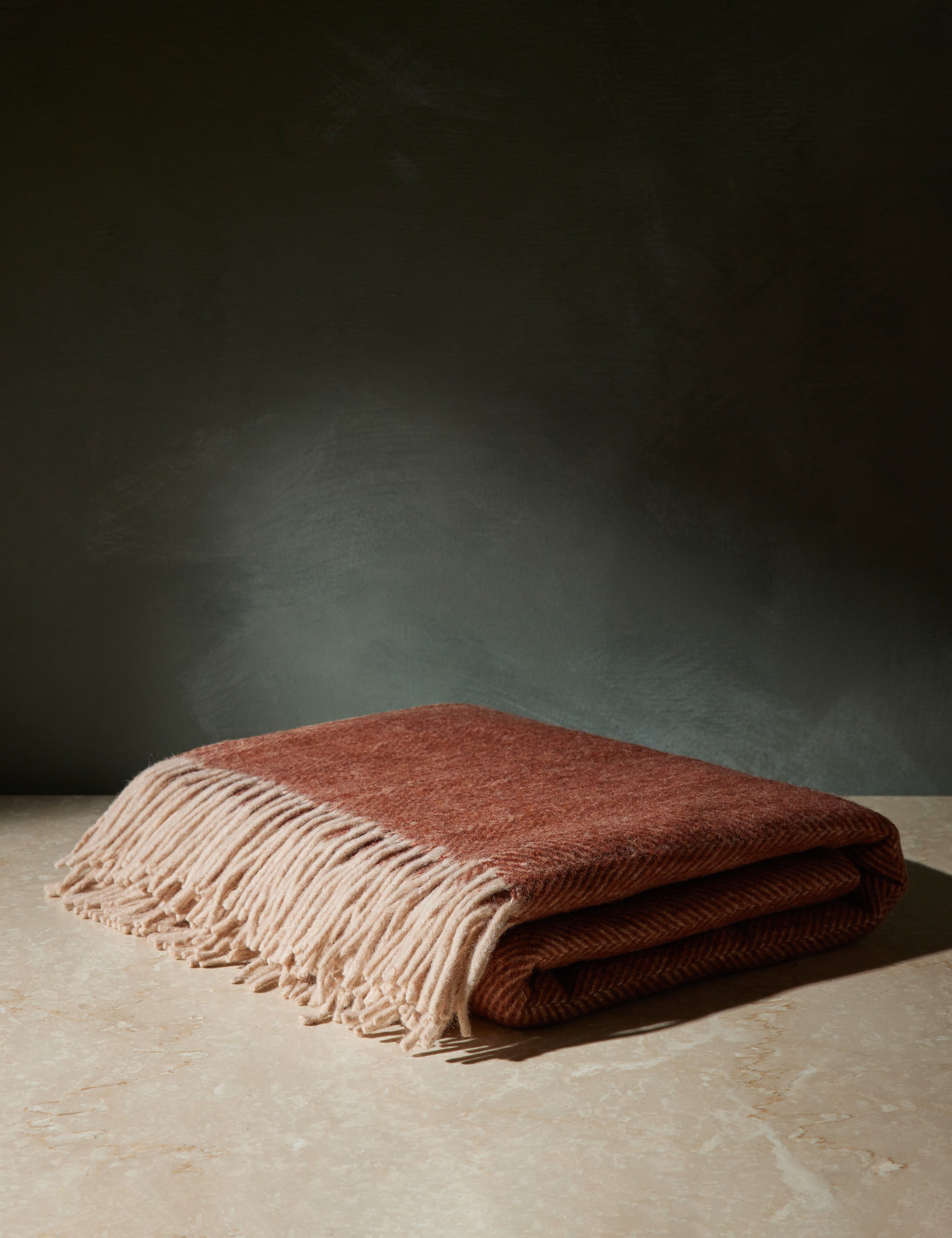 Bello Recycled Wool Throw | Soft, Durable Twill Weave Blanket