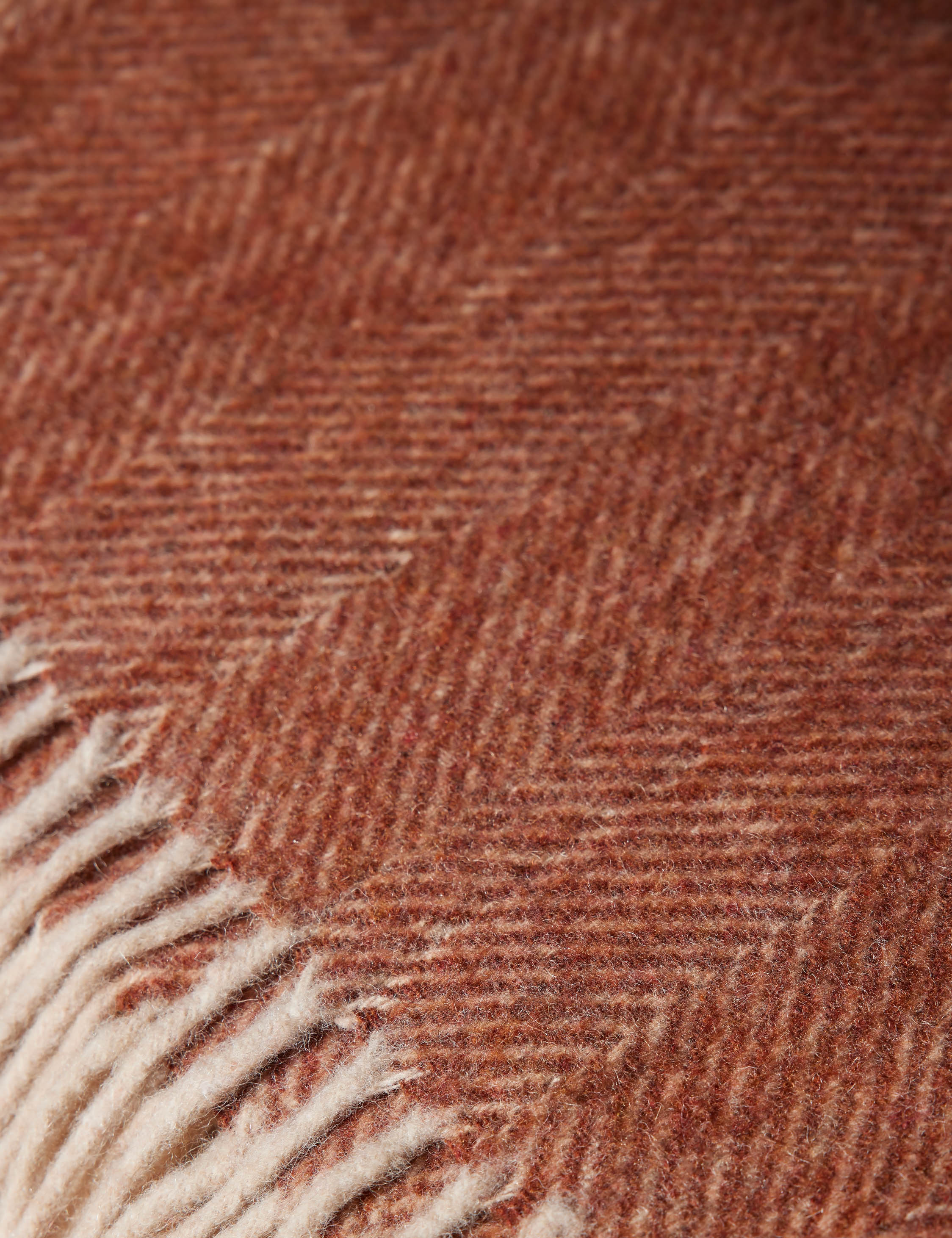 Bello Recycled Wool Throw | Soft, Durable Twill Weave Blanket