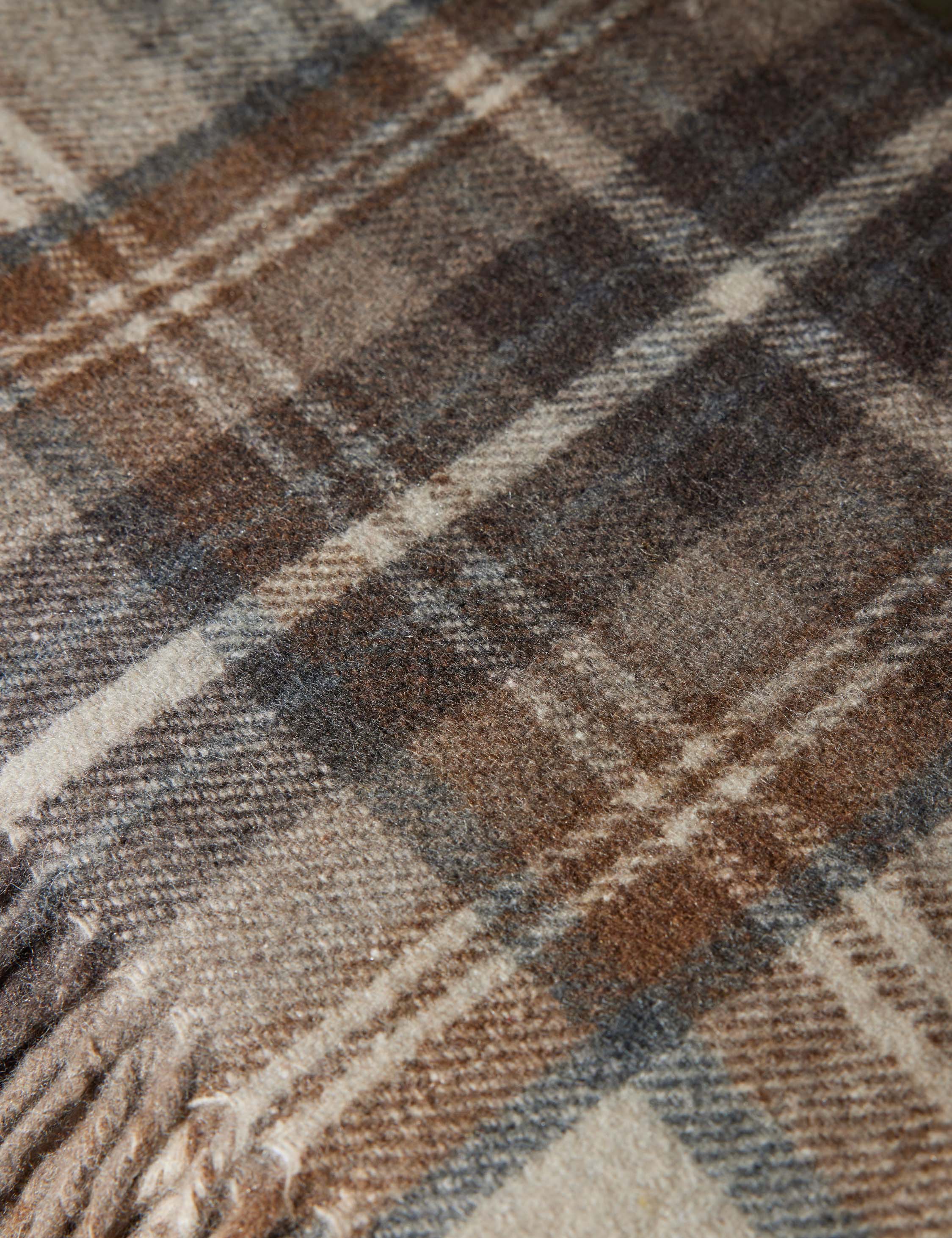 Bello Recycled Wool Throw | Soft, Durable Twill Weave