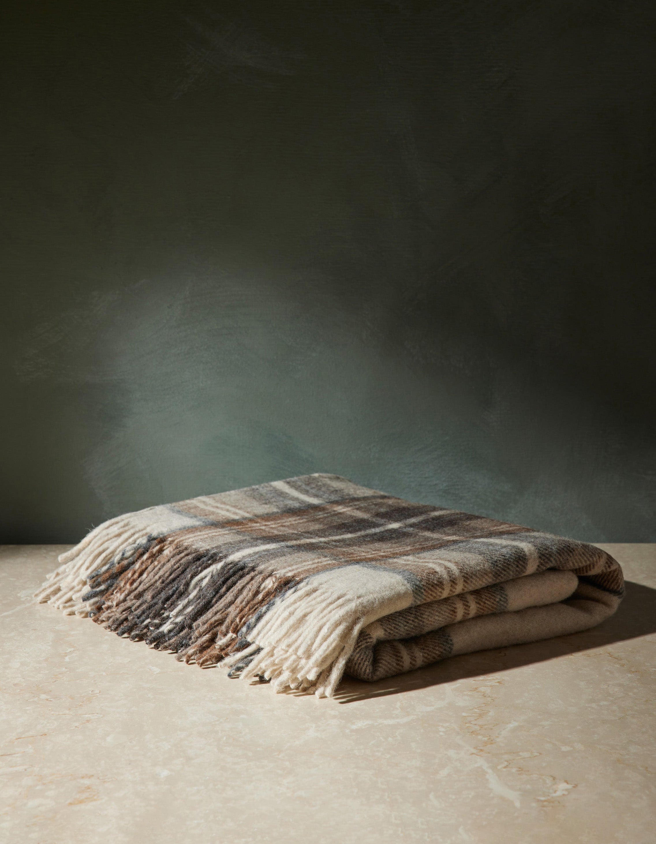 Bello Recycled Wool Throw | Soft, Durable Twill Weave