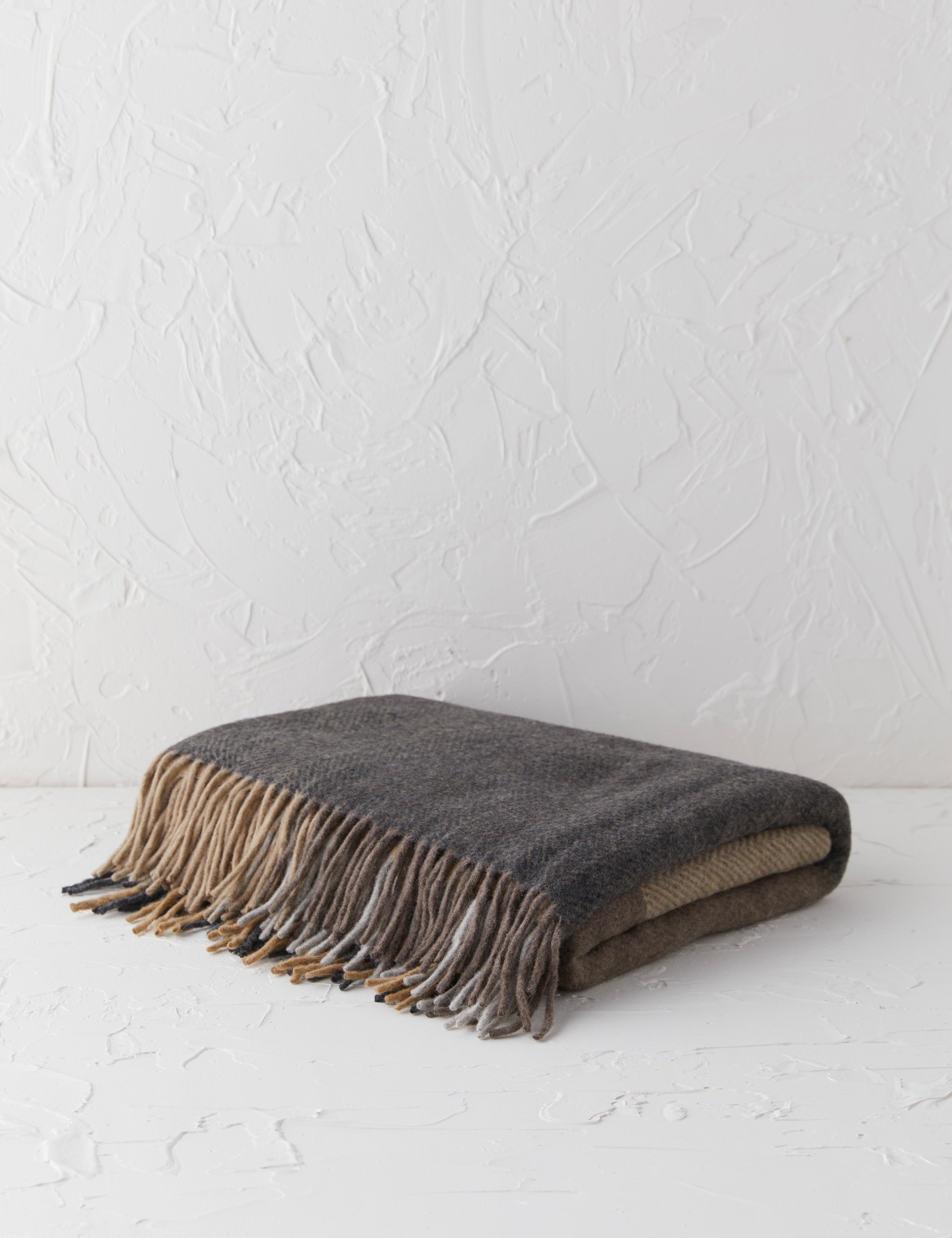Bello Recycled Wool Throw | Soft, Durable Twill Weave Blanket