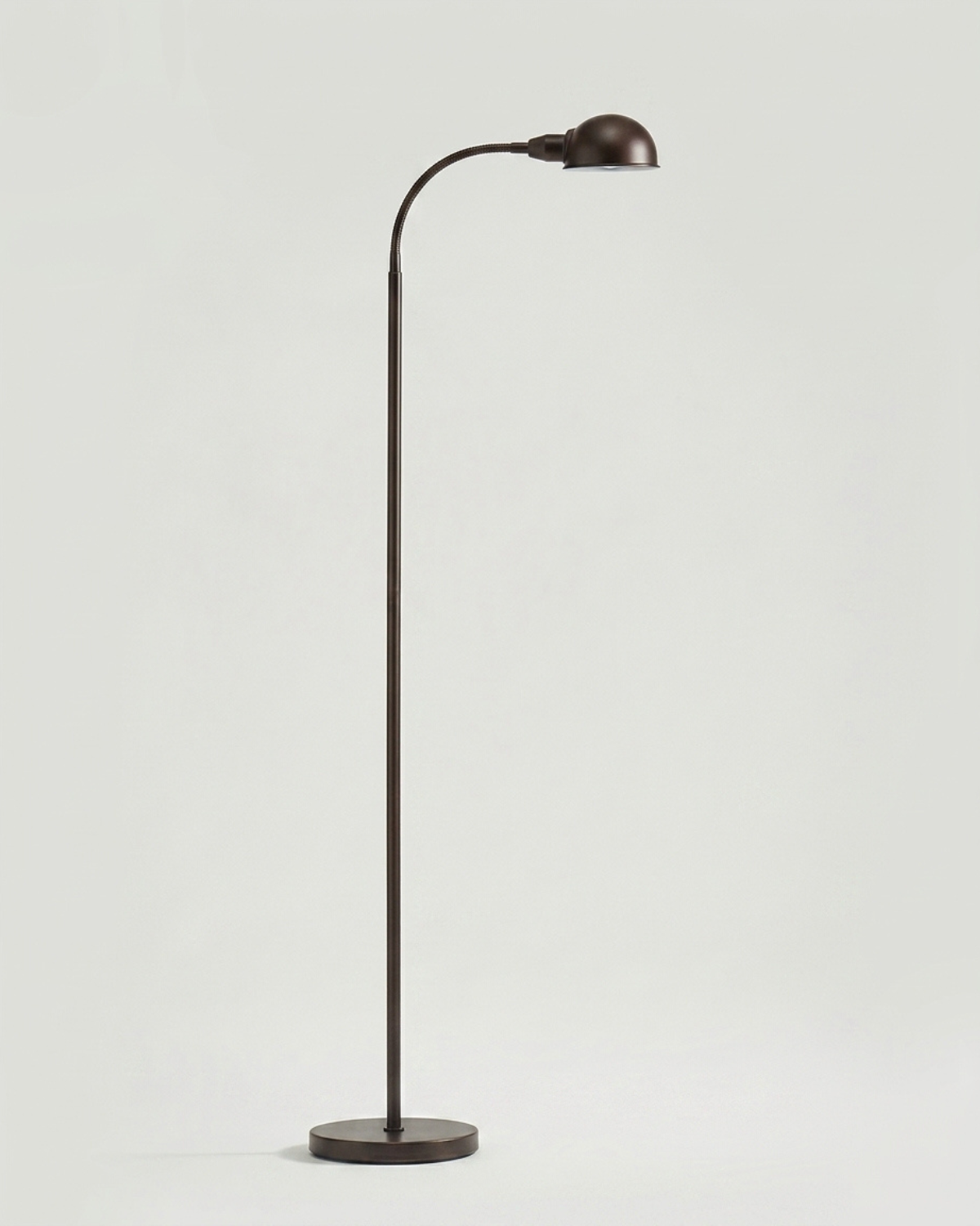 Regent Floor Lamp | Flexible Gooseneck, Apothecary Style