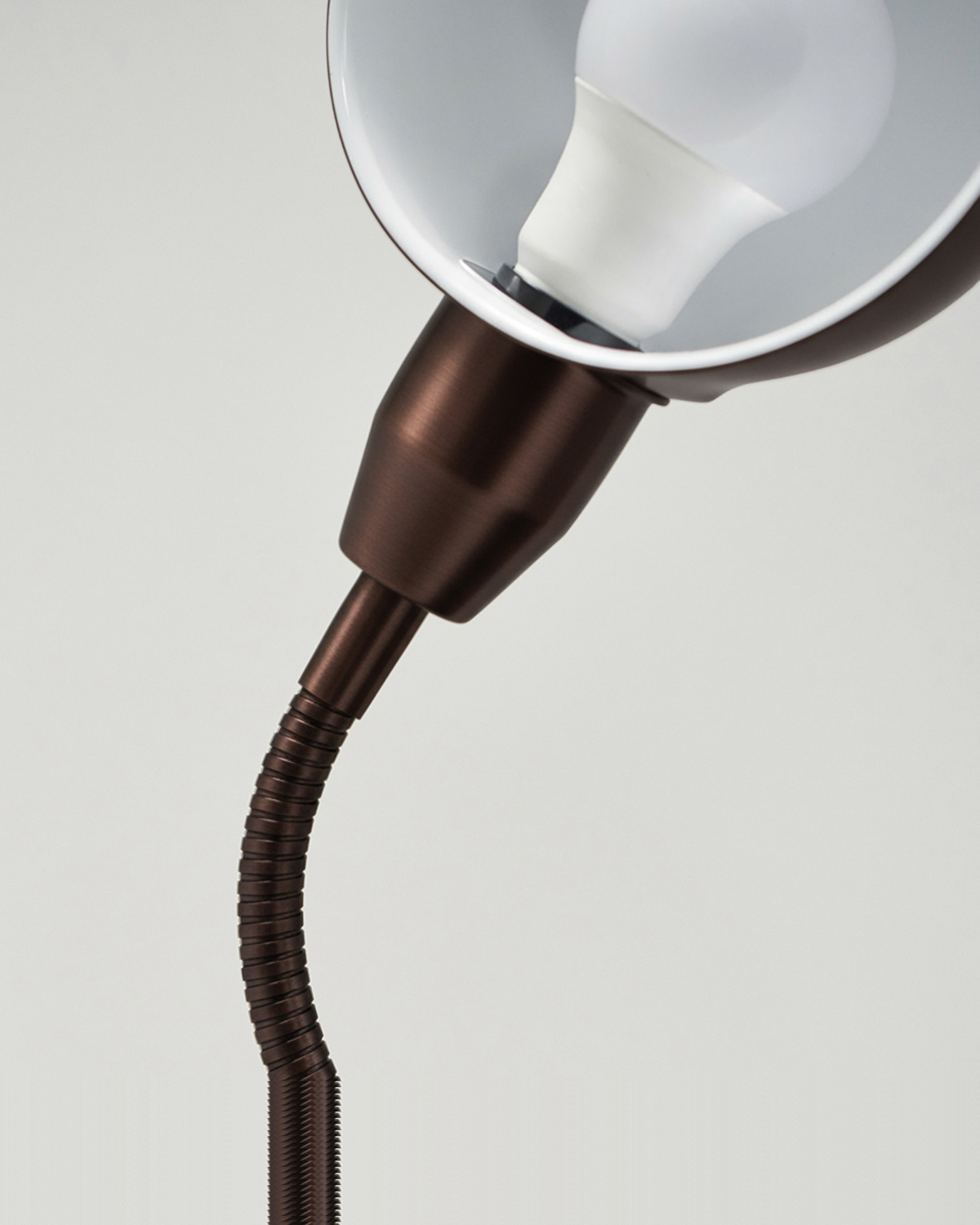 Regent Floor Lamp | Flexible Gooseneck, Apothecary Style