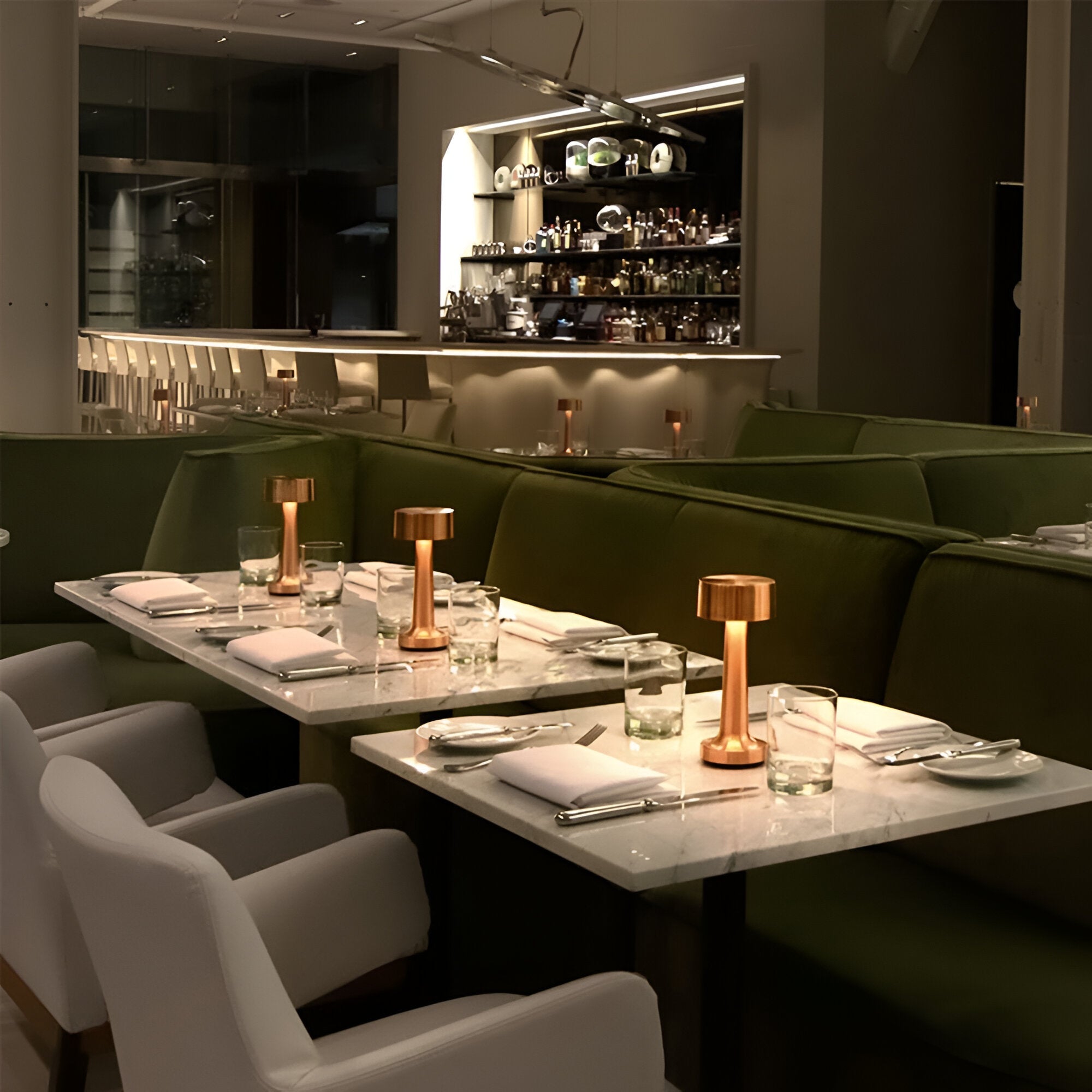Breeze LED Tafellamp | Draadloos, Aluminium, Touchbediening