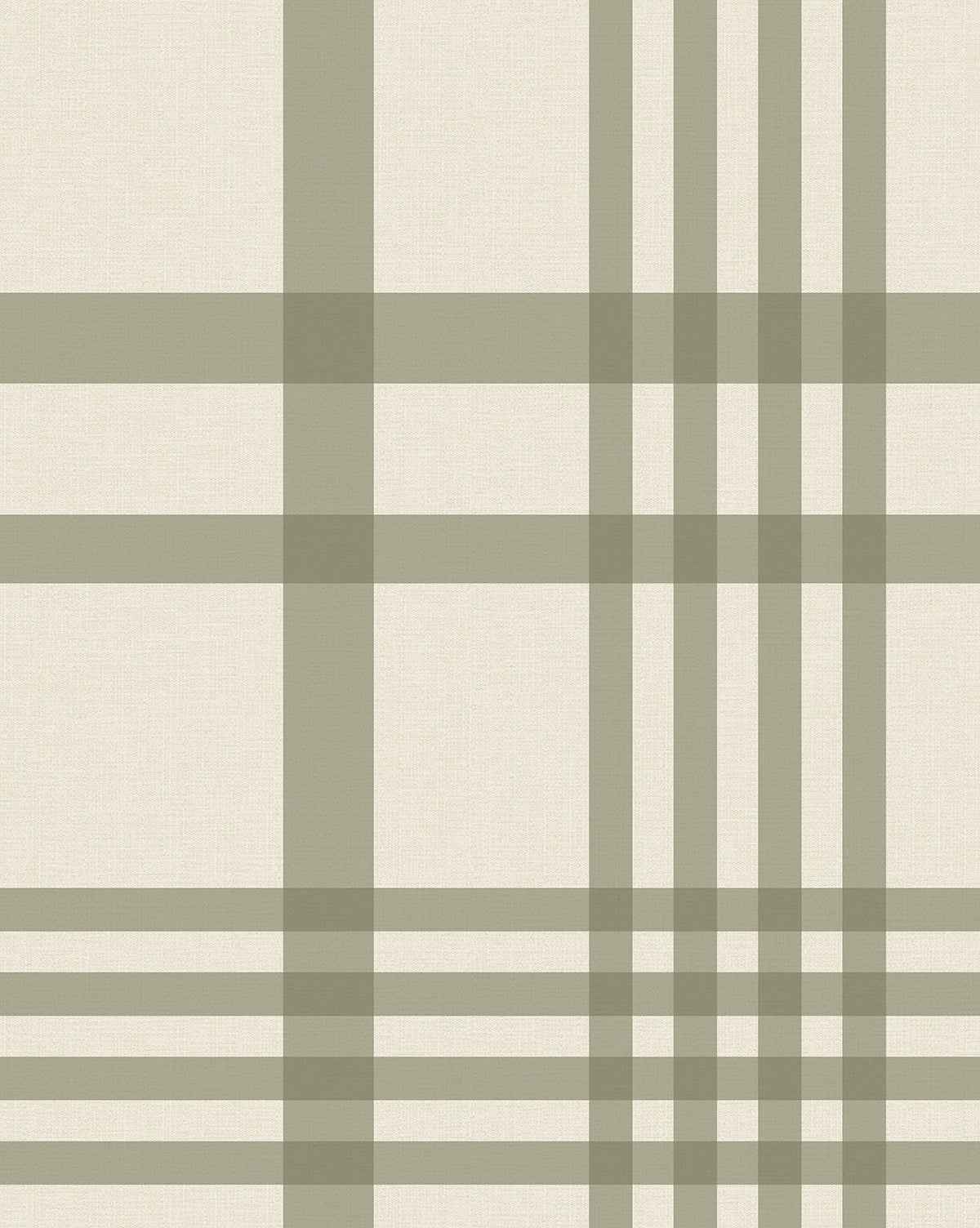 Ridge Plaid Wallpaper  Timeless Design in Blue or Taupe