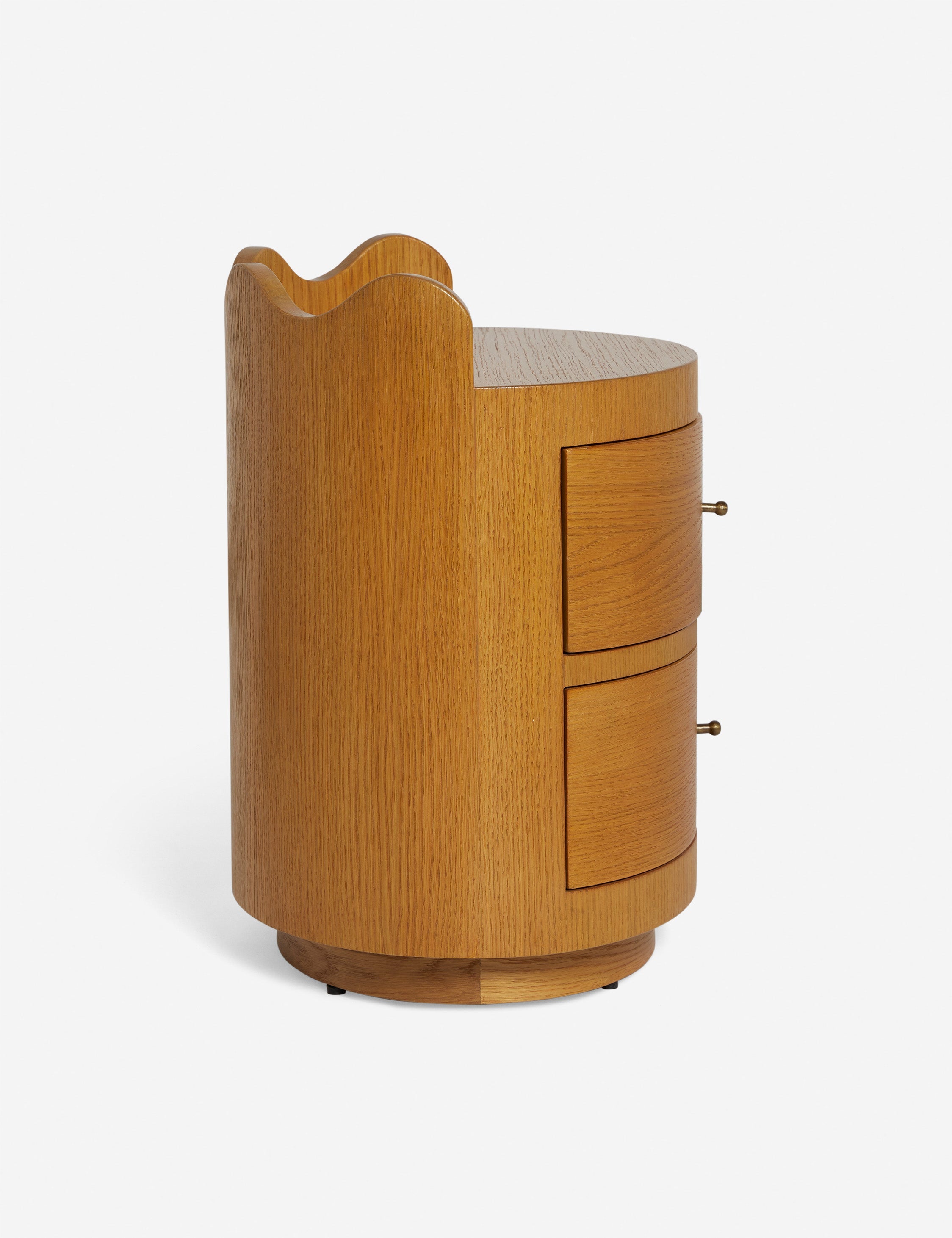 Bello Nightstand | Curved Drawer Fronts, Timeless Woodwork