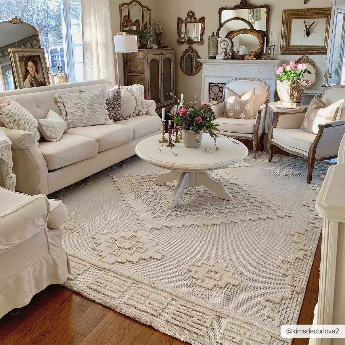 Rivo High-Low Rug  Machine Woven  Transitional Bohemian Style