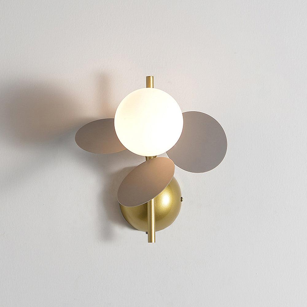 Fiora Wandlamp | Abstract Bloemmotief met Pastelkleurige Schijven