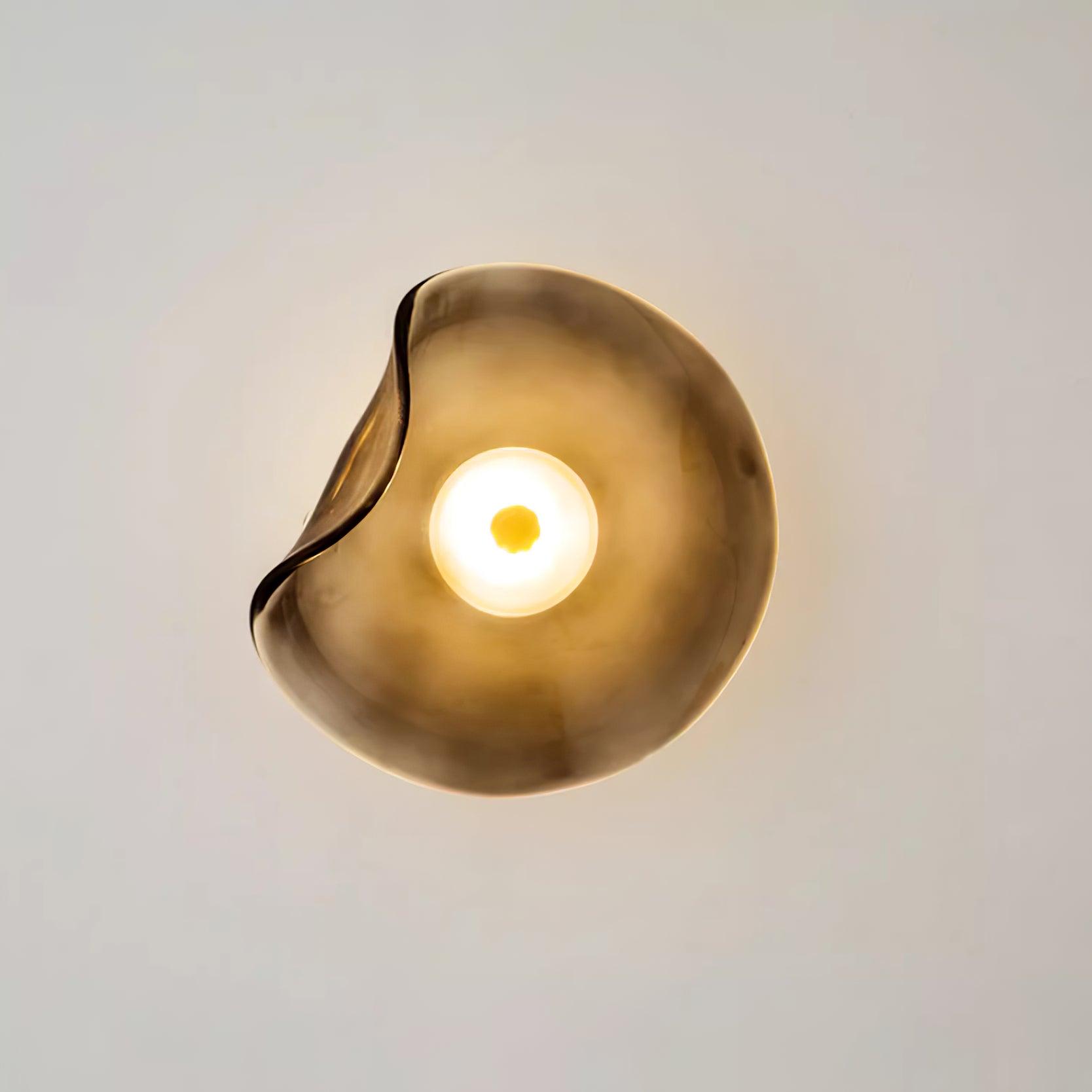 Cemara Wall Lamp | Organic Glass, Damp-Resistant Design