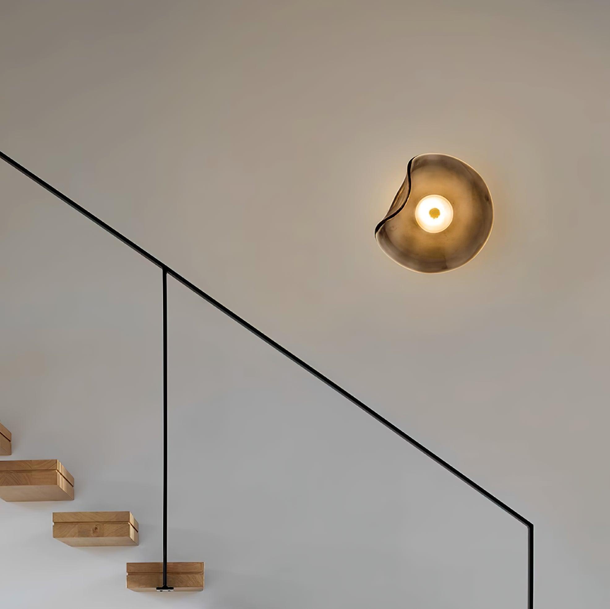 Cemara Wall Lamp | Organic Glass, Damp-Resistant Design