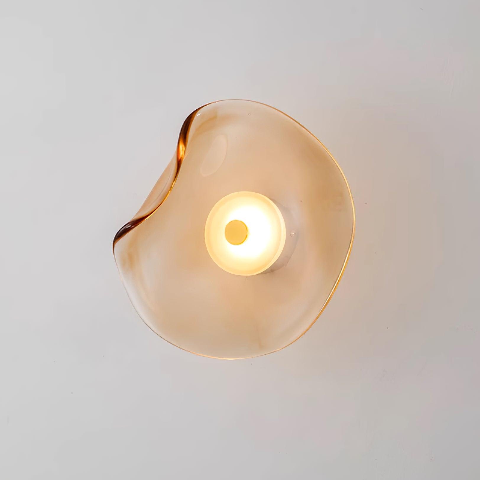 Cemara Wall Lamp | Organic Glass, Damp-Resistant Design