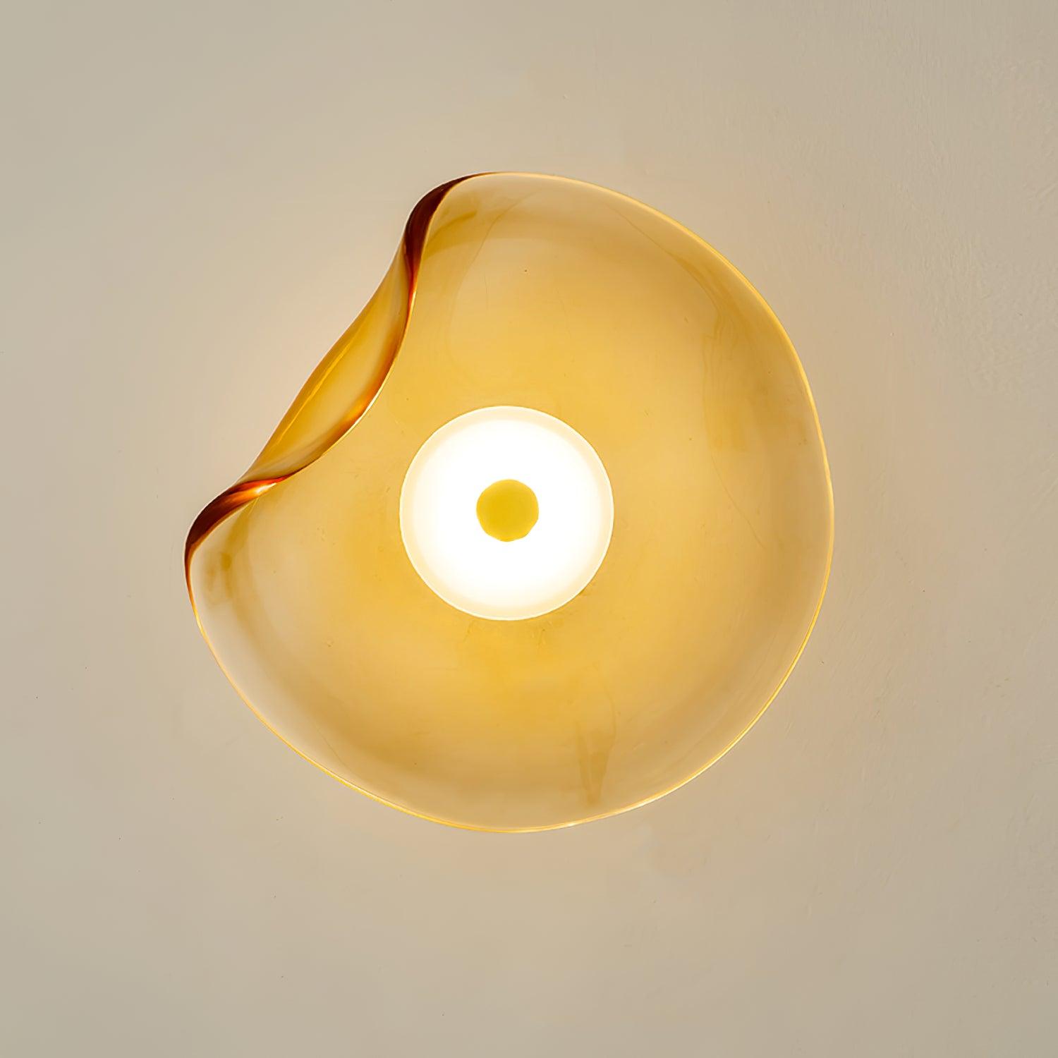 Cemara Wall Lamp | Organic Glass, Damp-Resistant Design