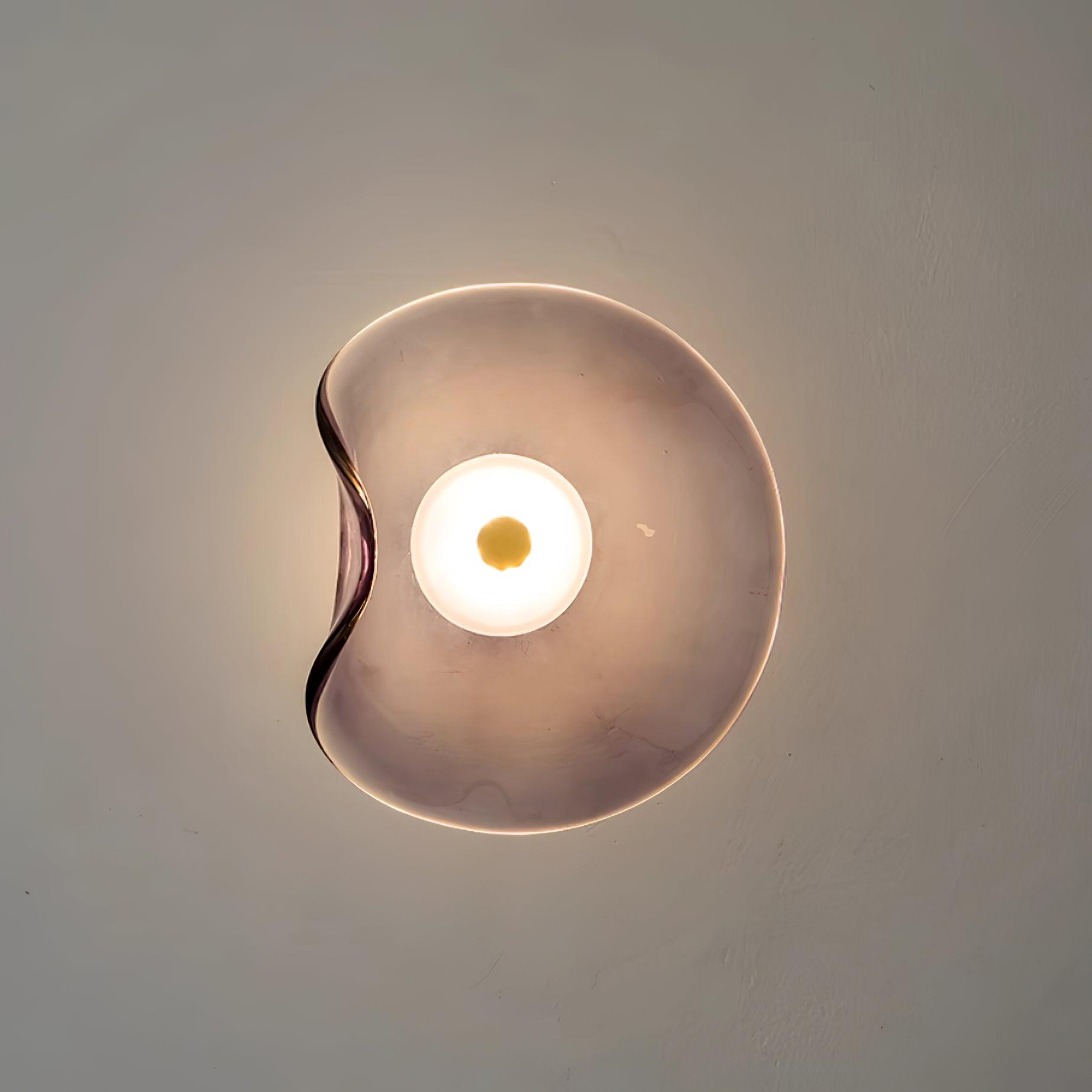 Cemara Wall Lamp | Organic Glass, Damp-Resistant Design