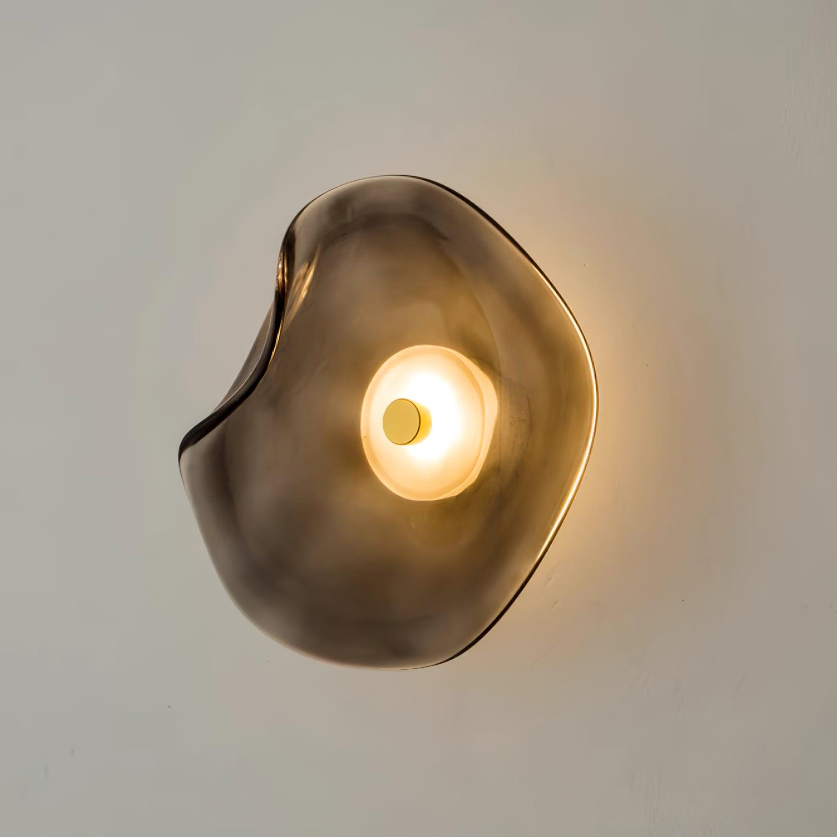Cemara Wall Lamp | Organic Glass, Damp-Resistant Design