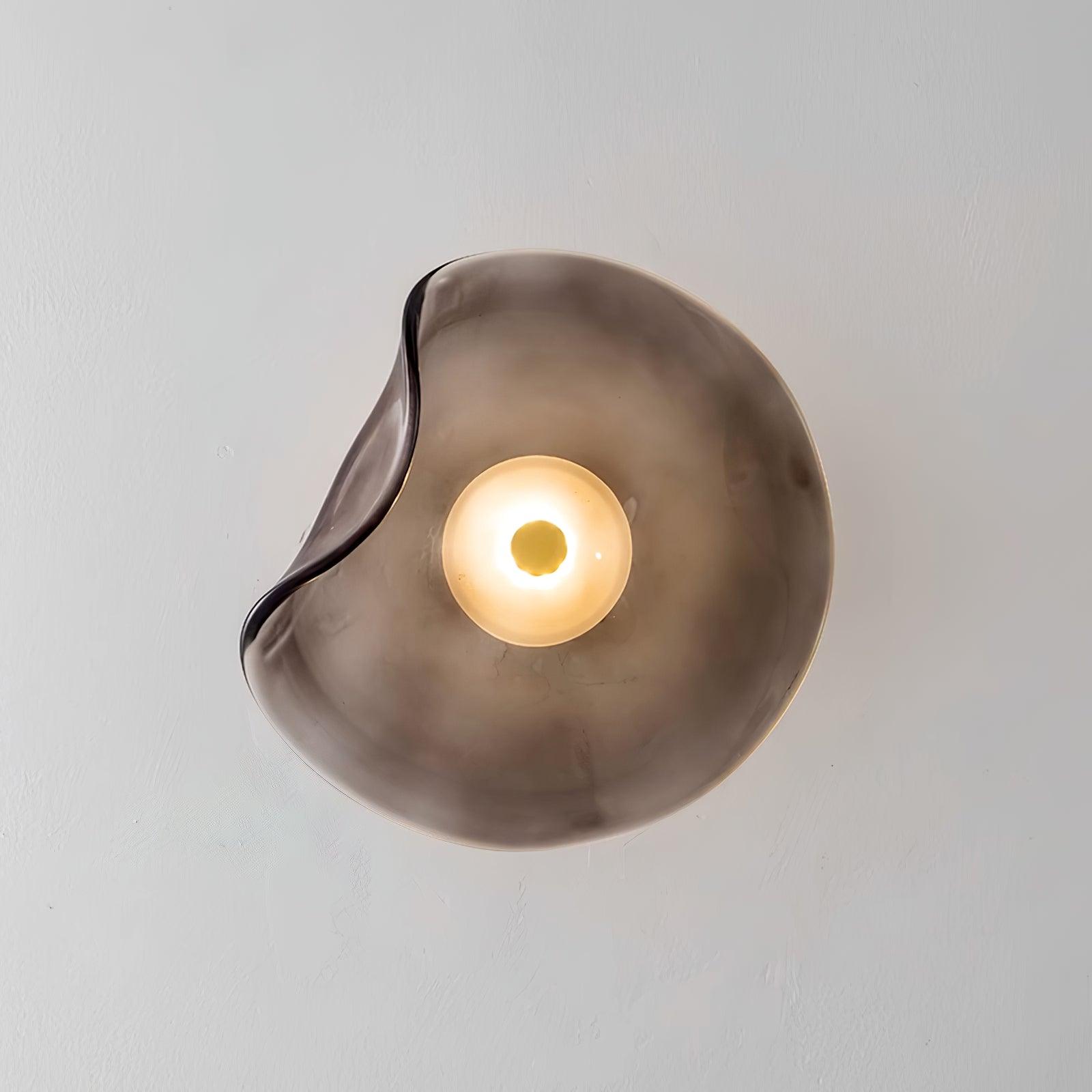 Cemara Wall Lamp | Organic Glass, Damp-Resistant Design