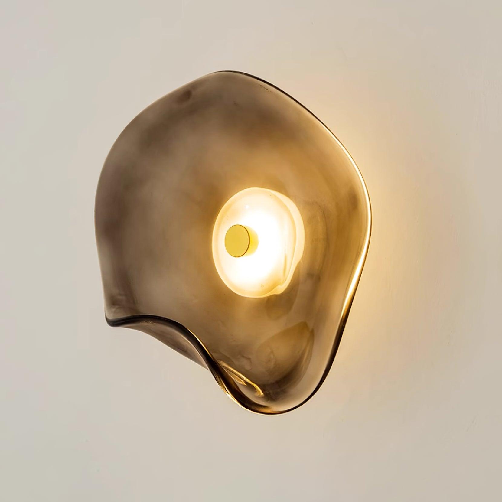 Cemara Wall Lamp | Organic Glass, Damp-Resistant Design
