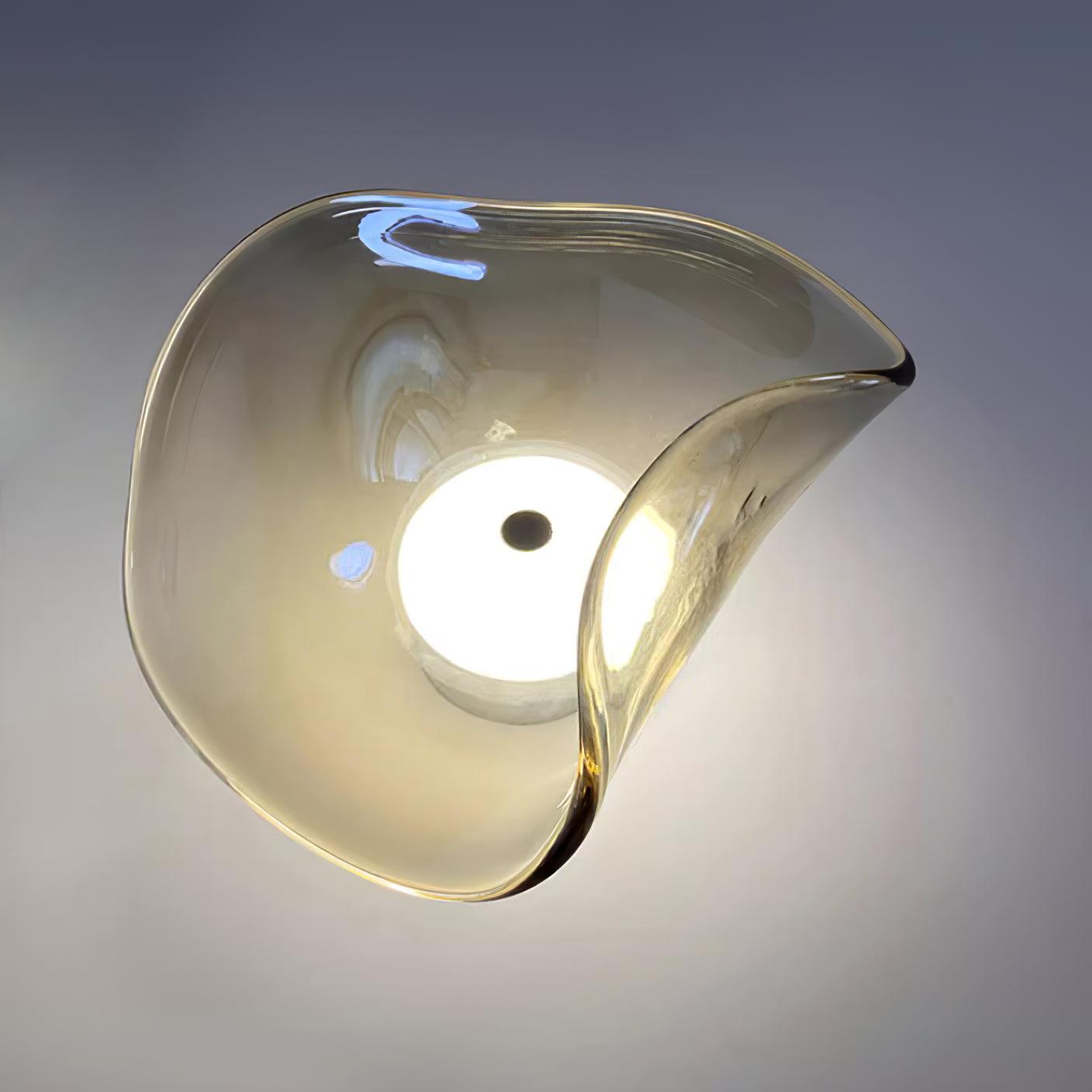 Cemara Wall Lamp | Organic Glass, Damp-Resistant Design