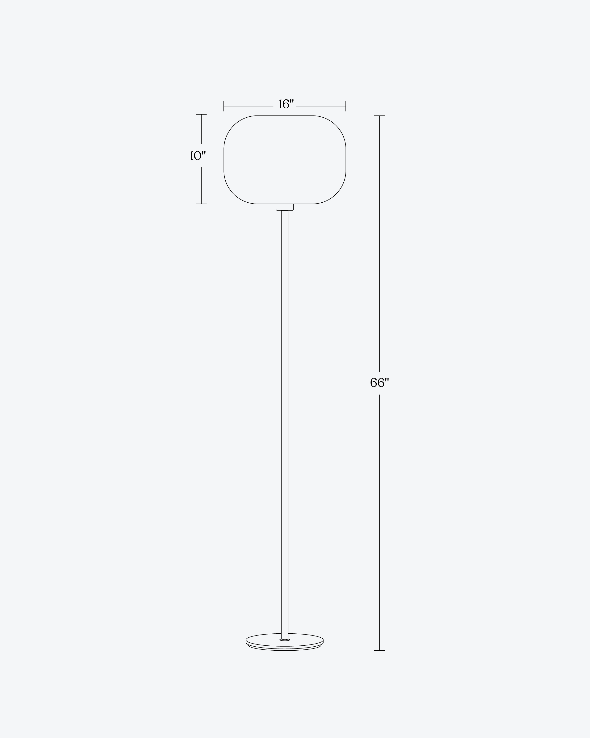 Riven Floor Lamp | Woven Shade, Slim Brass Pole
