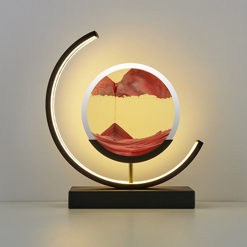 Bello LED Table Lamp | 360° Rotation, Dynamic Sand Art