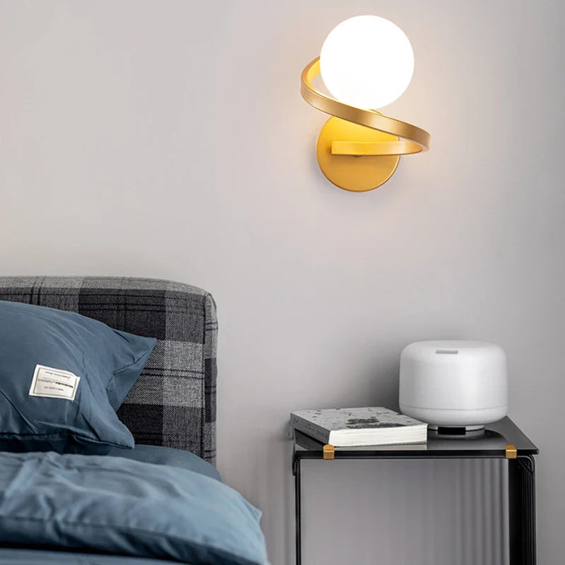 Bello Wall Light | Modern Dual LED Globe, Soft Ambient Illumination