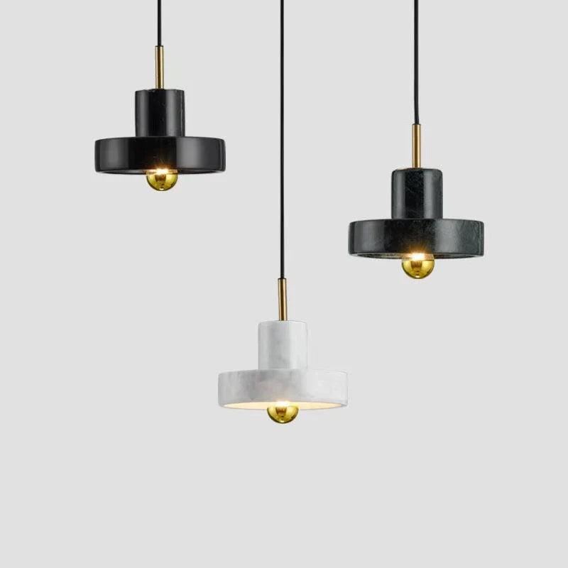 Bela Pendant Lamp | Natural Marble, Sculptural Postmodern Design