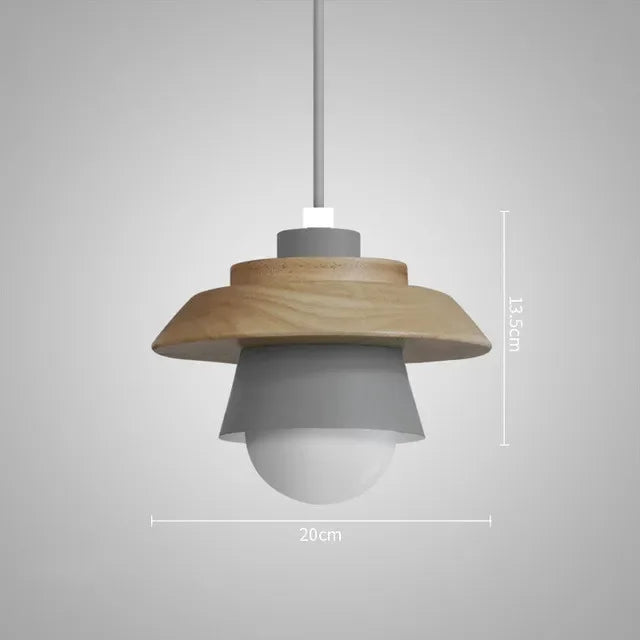 Bela Wood Pendant Light | Macaron Colour Palette, Modern Nordic Design