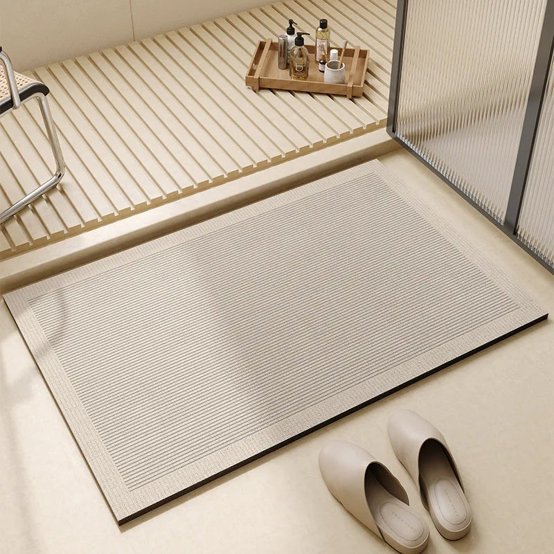 Bela Bath Mat | Super Absorbent, Non-Slip Rubber Base