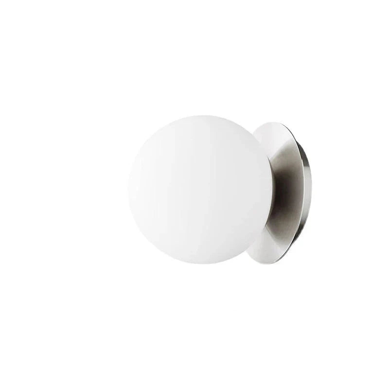 Bello Globe Wall Lamp | Minimalist Opal Glass Design
