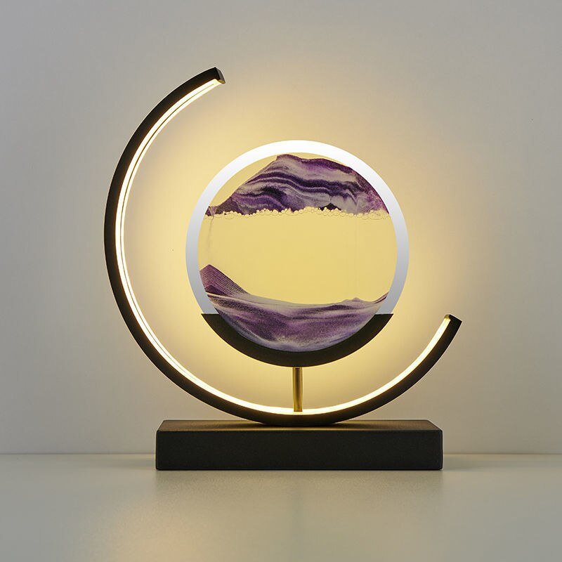 Bello LED Table Lamp | 360° Rotation, Dynamic Sand Art
