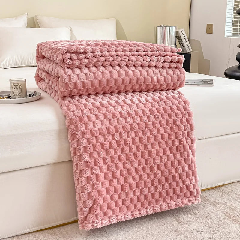 Riva Fleece Plaid | Extra Zacht, Geruit Patroon