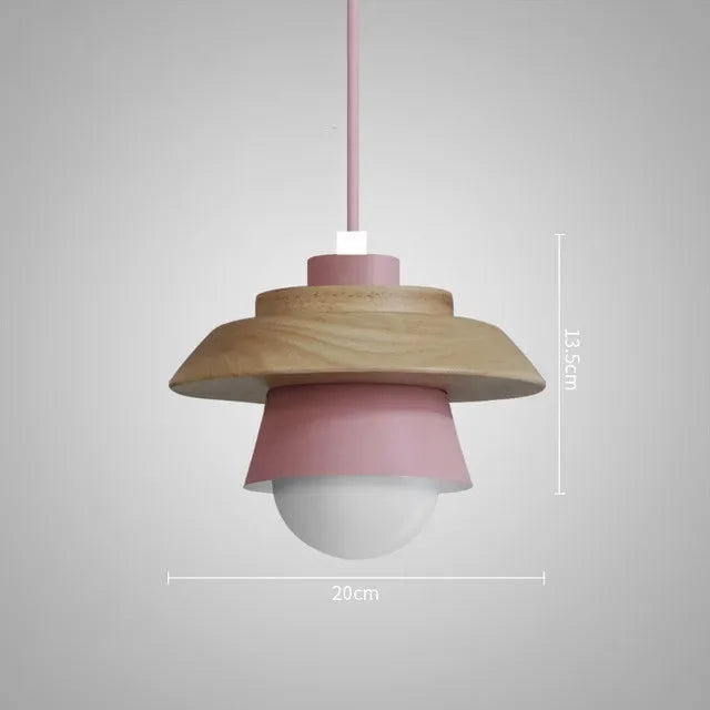 Bela Wood Pendant Light | Macaron Colour Palette, Modern Nordic Design