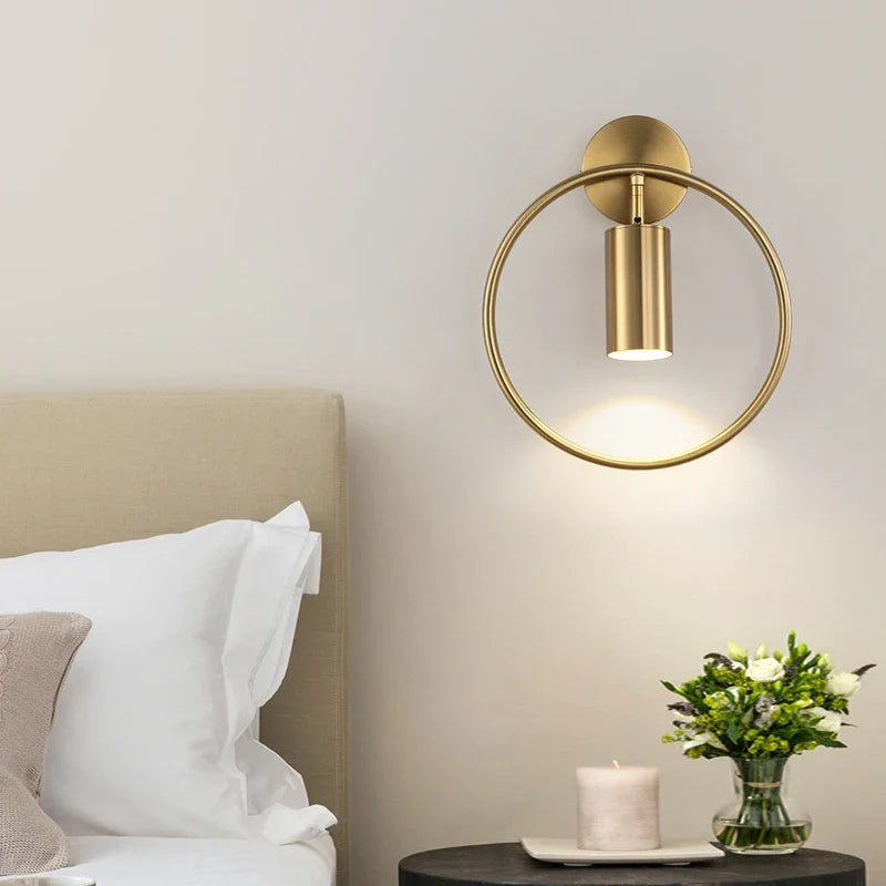 Bello Wall Light | Nordic Gold, 180° Rotatable Design