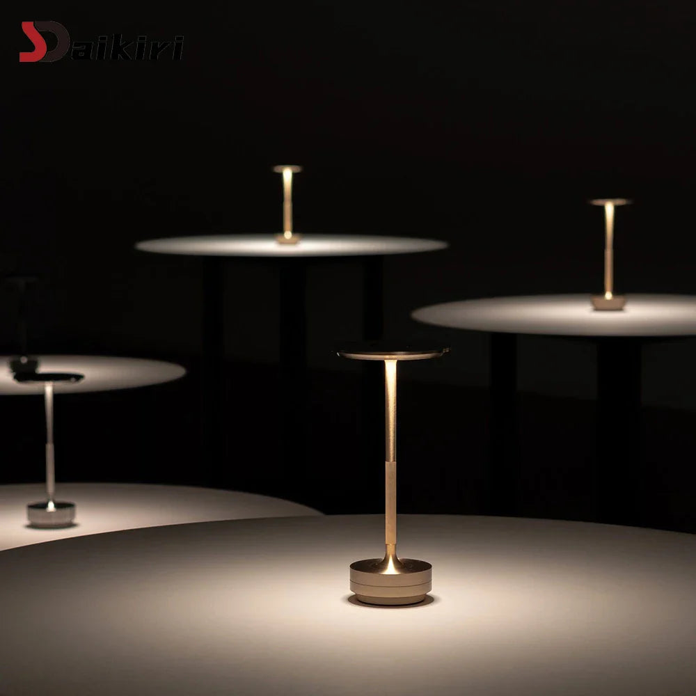 Bela Touch Desk Lamp | Dimmable LED, Rechargeable Aluminium Design