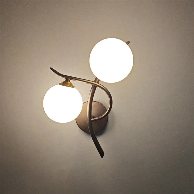 Luna Wall Light | Nordic Dual Globe, Warm Ambient Glow