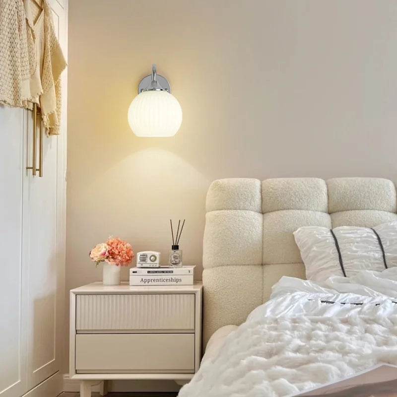 Brevio Wall Lamp | Chrome Finish, Soft Ambient Lighting