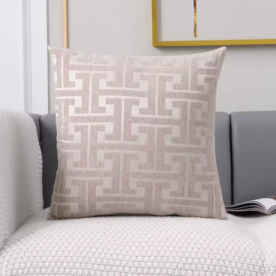 Luxe Jacquard Kussenhoes | Polyester/Katoenmix, 45x45cm