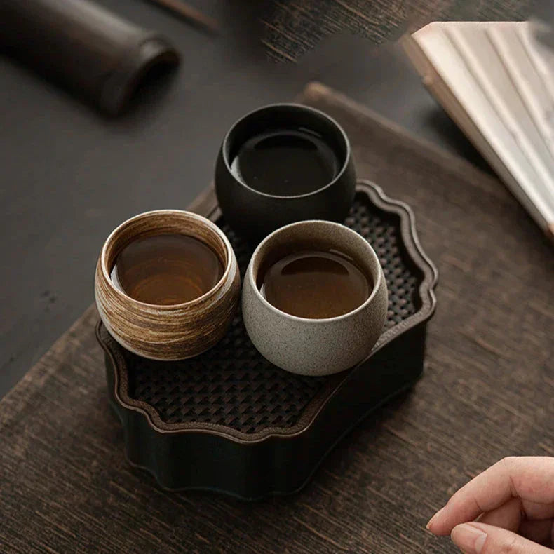Bento Espresso Cups | Handcrafted Stoneware, Dishwasher Safe
