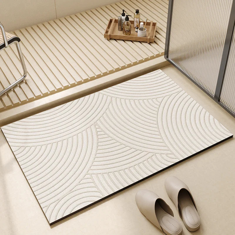 Bela Bath Mat | Super Absorbent, Non-Slip Rubber Base
