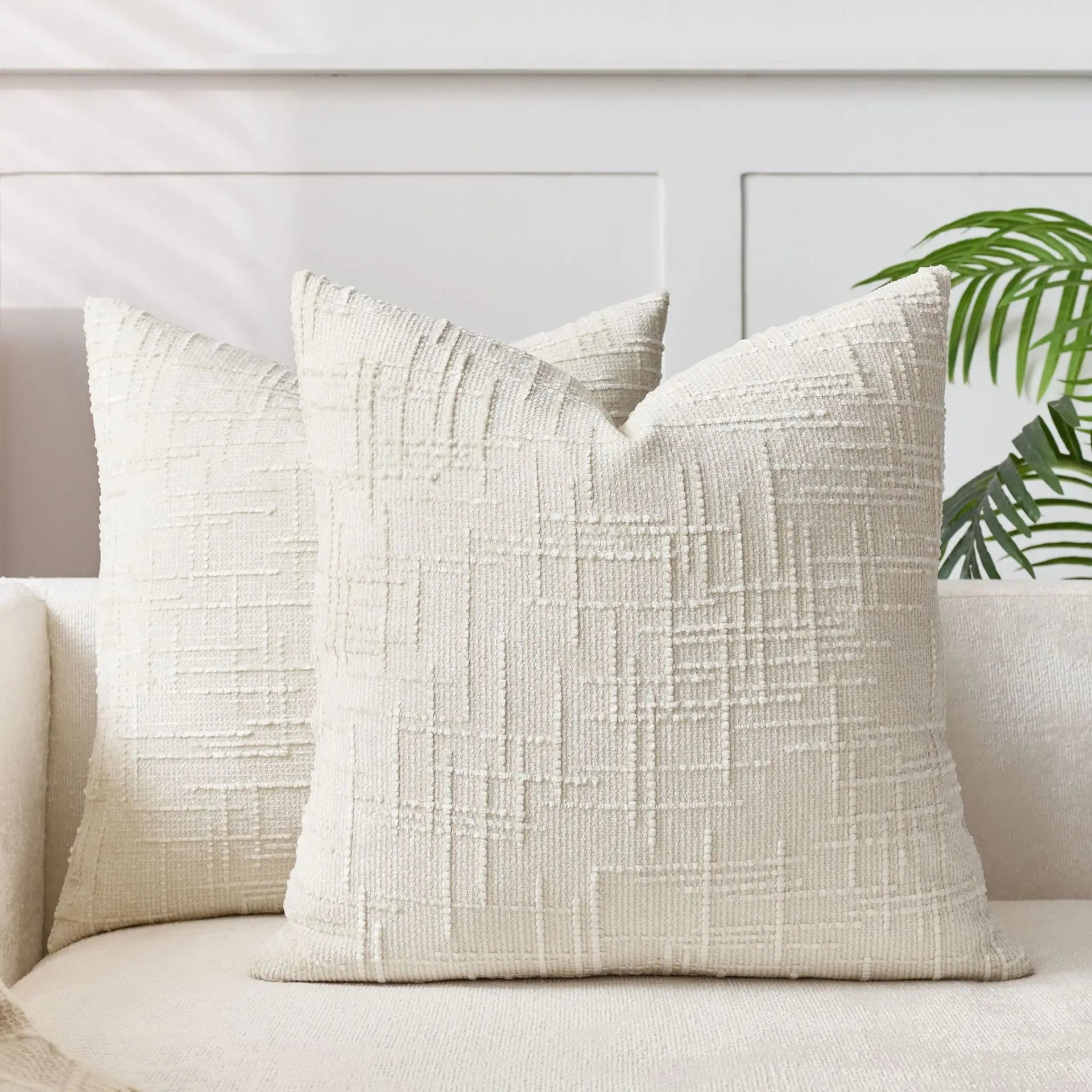 Bela Chenille Kussenhoes | Luxe Geweven Structuur, Wasbaar