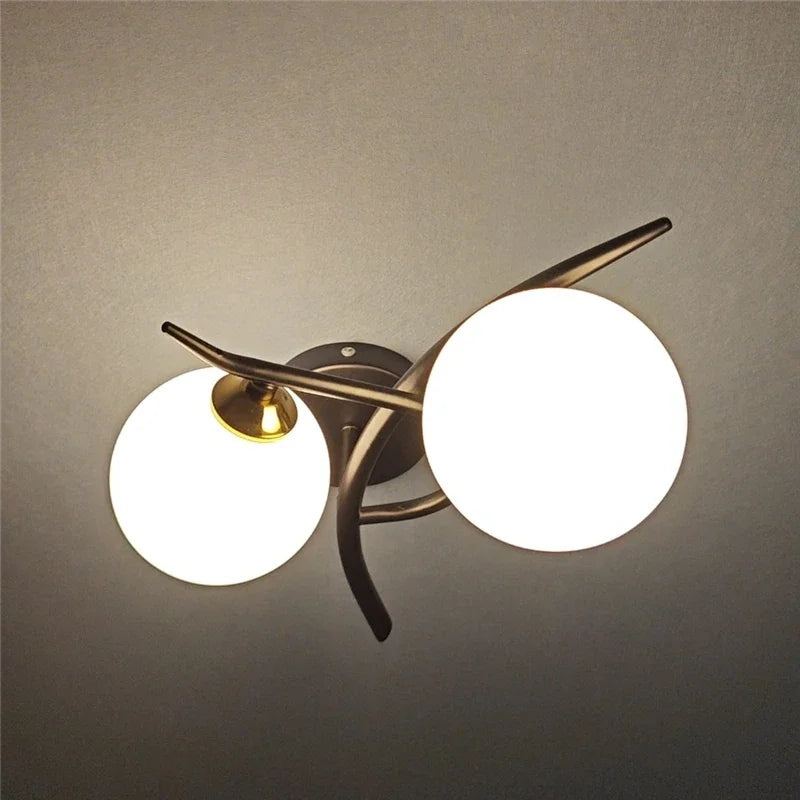 Luna Wall Light | Nordic Dual Globe, Warm Ambient Glow