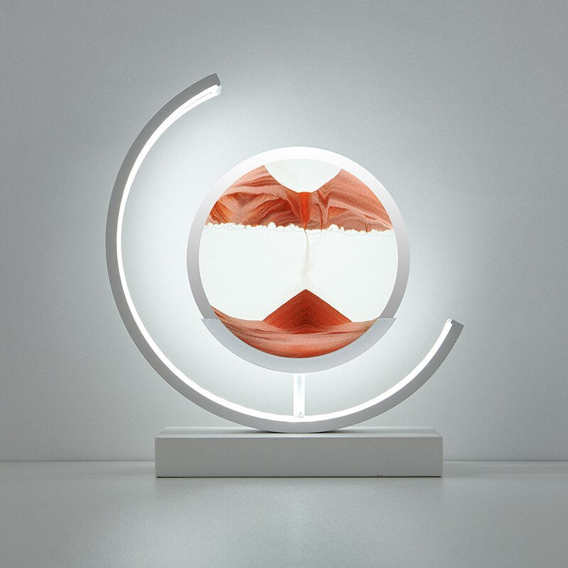 Bello LED Table Lamp | 360° Rotation, Dynamic Sand Art