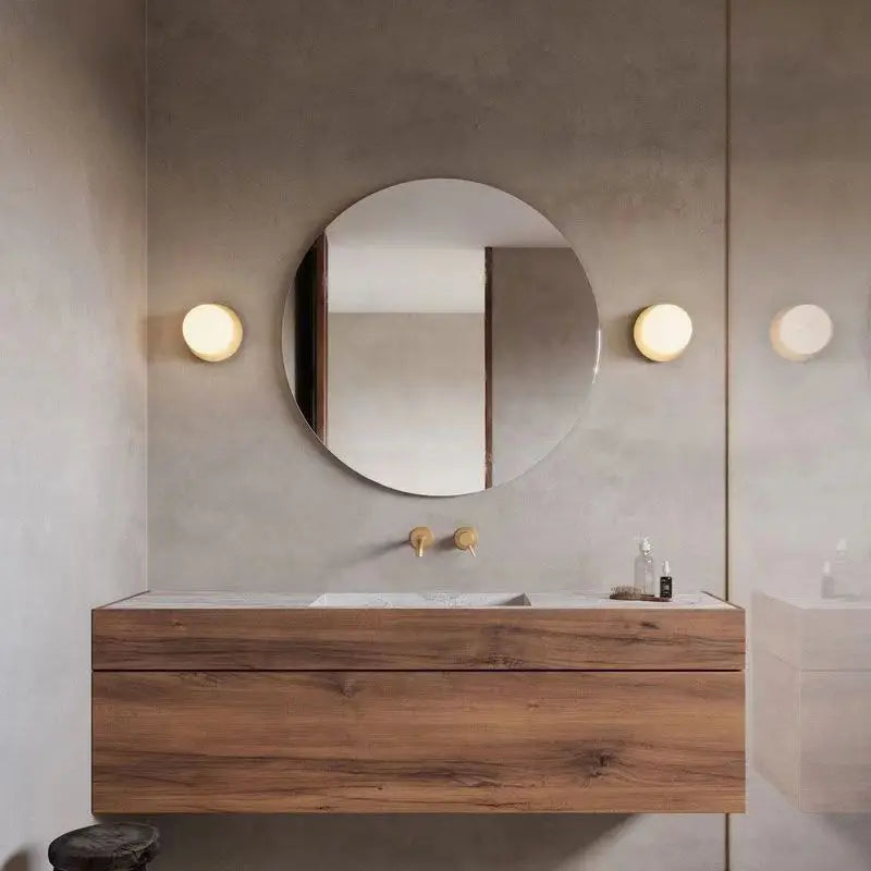 Bello Globe Wall Lamp | Minimalist Opal Glass Design