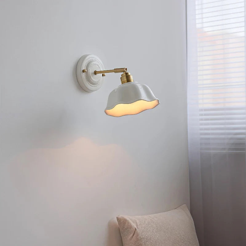 Bela Ceramic Wall Lamp | Vintage Elegance, Warm Ambient Lighting