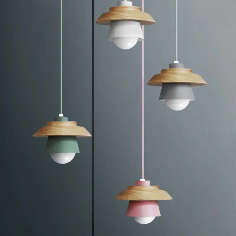 Bela Wood Pendant Light | Macaron Colour Palette, Modern Nordic Design