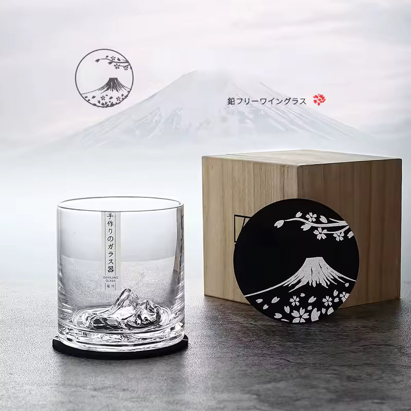 Boreal Whiskyglas | Handgemaakt Hittebestendig Glas, IJsbergdesign