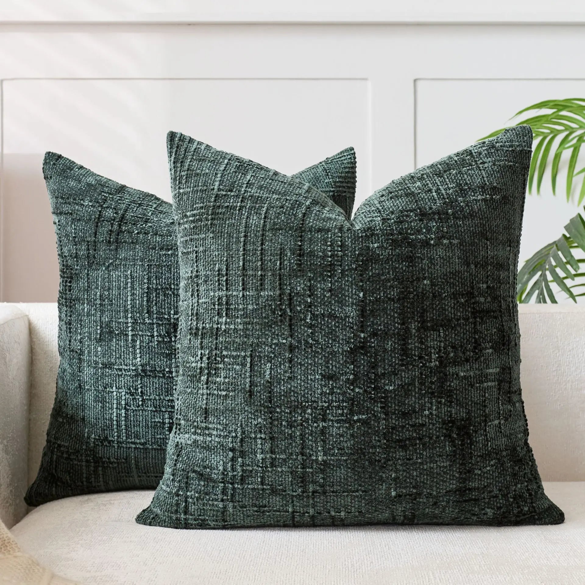 Bela Chenille Kussenhoes | Luxe Geweven Structuur, Wasbaar