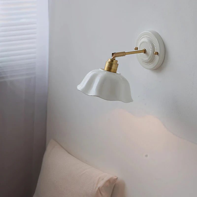 Bela Ceramic Wall Lamp | Vintage Elegance, Warm Ambient Lighting